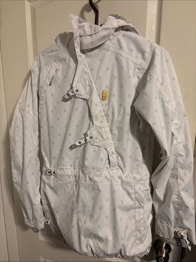 Vintage DC Shoes Exotex 5000 asymmetric buckle pullover snow jacket